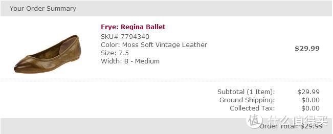 浓浓复古风：Frye 弗莱 Regina Ballet Moss Soft 复古皮平底女靴