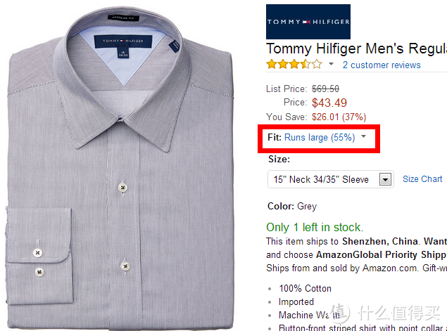 #有货自远方来#黒五战果 篇五：失败之作：码数悲催了的Tommy Hilfiger男士衬衫