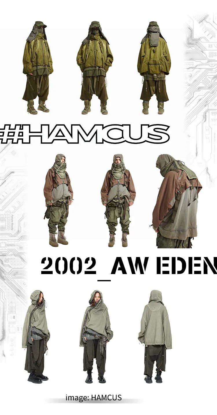 相比服装品牌，HAMCUS 更像是款世界观不断拓展的科幻游戏