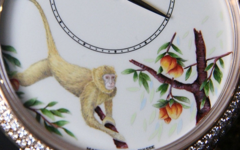灵猴摘桃 赏析雅克德罗中国猴年生肖表