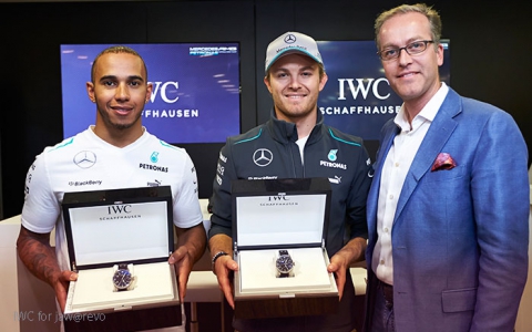 两位著名F1车手加入万国表品牌大使家庭