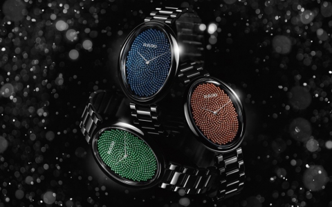 雷达表依莎系列高科技陶瓷斐波那契Touch腕表缤纷色彩款