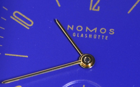 2014巴塞尔NOMOS最新蓝色方形腕表实拍欣赏
