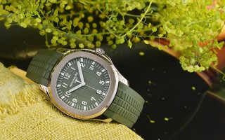 时尚运动百达翡丽Aquanaut系列“绿手雷”腕表